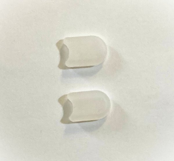 画像1: 【メンテナンス】スレンダーアイズ用　(1)キャップ型テンプルパッド　2組4個 (1)